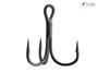Imagem de Garateia Lori Treble Hooks 4X Black Nº 1 - 6 Peças