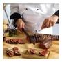 Imagem de Garfo trinchante preto para carne churrasco Chef line