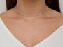 Imagem de Gargantilha Choker De Prata 925 Colar Curtinho Feminino