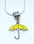 Imagem de Gargantilha com Pingente Yellow Umbrella - HMYM (45cm)