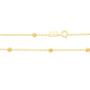 Imagem de Gargantilha de ouro 18k feminino bolas cadeado com globos vazados rommanel 40 cm 530678