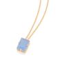 Imagem de Gargantilha folheada a ouro com cristal AZUL 531733 Rommanel