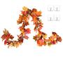 Imagem de Garland Artificial de Folhas de Maple - 1,8m (Pacote com 2)