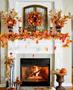 Imagem de Garland Artificial de Folhas de Maple - 1,8m (Pacote com 2)