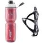 Imagem de Garrafa Água Bike Squeeze Térmica Ciclismo Academia Caramanhola 700ml + Suporte