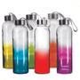 Imagem de Garrafa Agua Squeeze C/ Alça Vidro 500 Ml Colorida