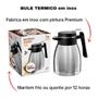 Imagem de Garrafa Bule Térmico com Gatilho Click Quebec 1,2l Inox BT5508-IN Euro Home