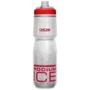 Imagem de Garrafa Caramanhola Camelbak Podium Ice Cinza Vermelho 620Ml