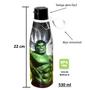 Imagem de GARRAFA COM TAMPA  ABRE FÁCIL HULK 530ml - Plasútil