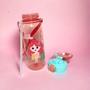 Imagem de Garrafa D' Água Infantil Squeeze C/Alça E Canudo 500ml