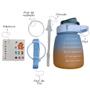 Imagem de Garrafa De Água 1300ML/1.3L Motivacional garrafa Com Alça com Adesivos