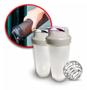 Imagem de Garrafa De Água Academia Com Misturador 600ml