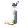 Imagem de Garrafa de Água Asobu Electrolyte 1,2L - Tritan Blue com Armazenamento