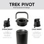 Imagem de Garrafa de Água Simple Modern Trek Pivot 900ml - Com Alça