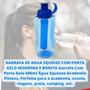 Imagem de Garrafa De Água Squeeze Infantil Crianças Tubo De Gelo 600ml