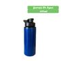 Imagem de Garrafa De Água Suco 600ml C/ Alça Tampa Squeeze Academia Praticar Esportes Fitness Bike Escola Escritório Resistente