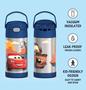 Imagem de Garrafa de água THERMOS FUNTAINER 12 oz Cars Kids Stainless Steel