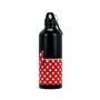 Imagem de Garrafa De Aluminio Minnie Mouse Disney PRETA 500ml Com Prendedor mosquetão - Taimes