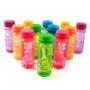 Imagem de Garrafa de Bolhas Gigantes Novelinks - 120ml, Pacote com 12 Cores Variadas