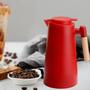 Imagem de Garrafa De Café 1 Litro Cabo Madeira Com Isolamento Térmico