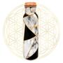 Imagem de Garrafa de Cobre Puro Indiana Ayurvédica WHITE MARBLE 950ML