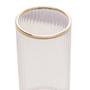 Imagem de Garrafa De Cristal Com Borda Dourada Lines Wolff 800ml