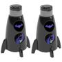 Imagem de Garrafa de Foguete Infantil Giratória do Batman 320ml Kit 2 Unidades