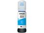 Garrafa de Tinta Epson T504 Ciano Original Refil Imagem de Garrafa de Tinta Epson T504 Ciano Original Refil