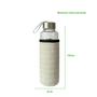 Imagem de Garrafa De Vidro Fofinha Com Capa Estampada De Neoprene 400ml
