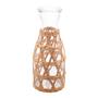 Imagem de Garrafa De Vidro Suco Decanter Com Detalhe Em Sisal 800ml