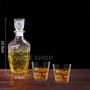 Imagem de Garrafa De Whisky Licoreira Vidro Transparente Grande Luxo Mimo Style
