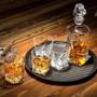 Imagem de Garrafa Decanter Whisky Vidro Licor 750Ml + 6 Copos