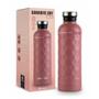 Imagem de Garrafa Easygrip Brasfoot 750ml Aço Inox Salmão