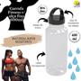 Imagem de Garrafa Fitness com alça fixa 600ml Plasutil ref. 16760