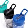 Imagem de Garrafa Flip Top Squeeze Com Canudo Plástico 700ml