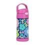 Imagem de Garrafa Garrafinha Térmica Infantil Thermos 355Ml Flores