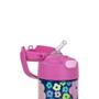 Imagem de Garrafa Garrafinha Térmica Infantil Thermos 355Ml Flores