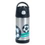 Imagem de Garrafa Garrafinha Térmica Infantil Thermos 355Ml Futebol