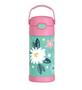 Imagem de Garrafa Garrafinha Térmica Kids Thermos 355ml Jardim Flores