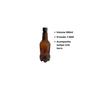 Imagem de Garrafa Growler Pet 500ml Âmbar com Tampa e Lacre - Caixa com 10 Unidades