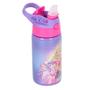 Imagem de Garrafa Infantil Barbie Princesa Inox 500 ML Luxcel