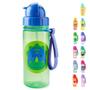 Imagem de Garrafa Infantil Com Canudo Skip Hop Flip Zoo 350ml