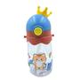 Imagem de Garrafa Infantil Com Coroa Tampa Retrátil E Alça 480ml - AG3092
