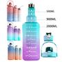Imagem de Garrafa Kit 3 Garrafa Motivacional Academia Esportes 2l 900ml 300ml Viajem