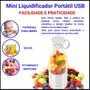 Imagem de Garrafa Mixer Mini Liquidificador Copo Portátil 380ml