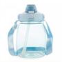 Imagem de Garrafa P/ Água com Adesivo e Alça Dupla Azul 1200ml - Lyor