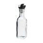 Imagem de Garrafa para Azeite de Vidro com Tampa Preta 200ml - Lyor