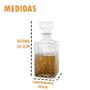 Imagem de Garrafa Para Whisk De Vidro Diamante 900Ml 5737 Lyor