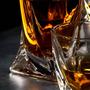 Imagem de Garrafa Para Whisky Licor Conhaque Bourbon Design Burnley Conjunto com 6 Copos