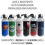 Imagem de Garrafa Plástico Resistente com Alça Personalizada 550ml Pai